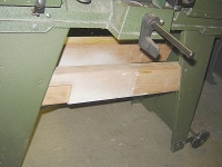 Bandsaw Leg Stiffener