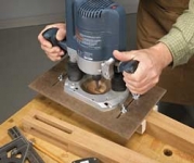 Plunge Router Mortising Jig