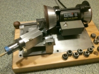 Motorized 4-Facet Bit Sharpener