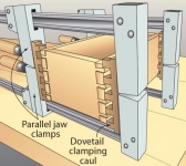 Dovetail Clamping Cauls