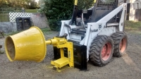 Skid Steer Cement Mixer Attachment