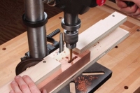 Drill Press Mortising Fence