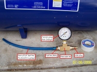 Pop Off Pressure Gauge