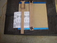 Sandpaper Cutting Jig