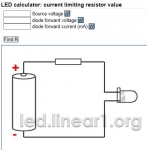 LED Resistor Calculator