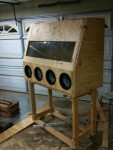 Plywood Sandblasting Cabinet