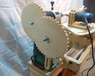 Wood Lathe Spiral Cutting Attachment