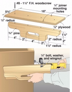 Biscuit Joiner Jig