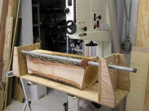 Bandsaw Log Sled