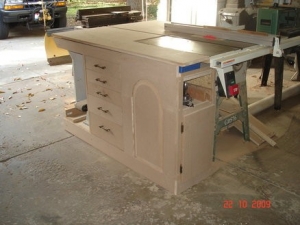 Table Saw Storage