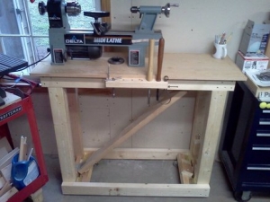 Mobile Lathe Workbench