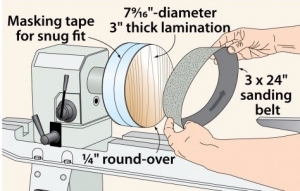 Lathe Sanding Drum