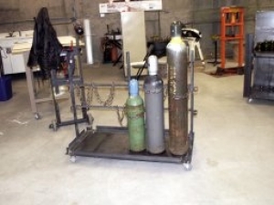 Compressed Gas Bottle Cart