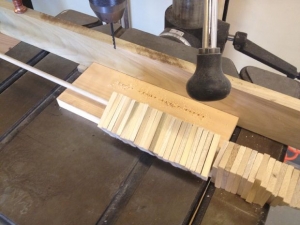 Cribbage Board Drill Press Jig