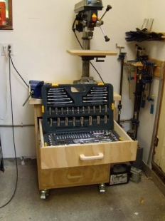 Drill Press Cabinet