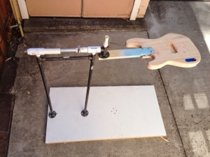 Guitar Body Painting Jig