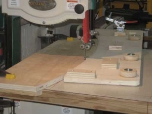 Bandsaw Arc Cutting Jig