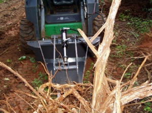 Skidsteer Stump Bucket