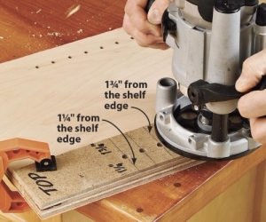 Shelf Pin Template