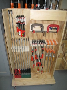 Clamp Storage Rack