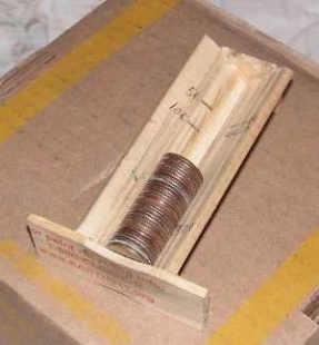 Coin Roll Hunting Organizer