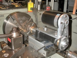 Lathe-Mounted Cut-Off Saw