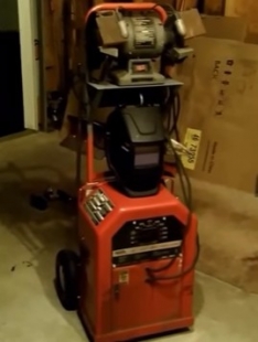 Combination Grinder and Welder Stand