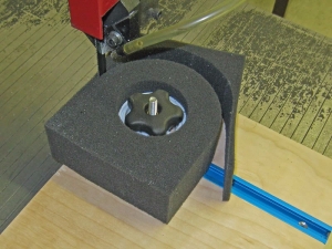 Tire Foam Cutting Fixture