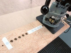 Shelf Pin Drilling Jig