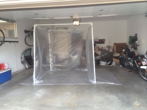 Sandblasting Tent