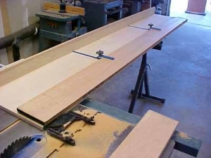 Straightline Edging Boards Jig