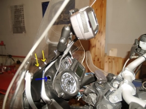 Motorcycle GPS Mounting Bracket