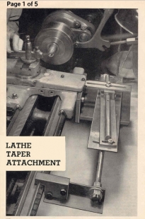 Lathe Taper Attachment