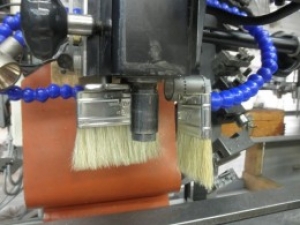 Chip Brush on Flexible Coolant Line