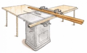 Table Saw Fence Extension