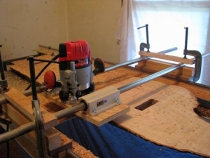 Router Slab Flattening Sled