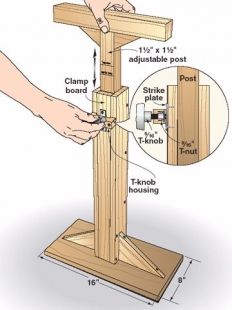 Telescoping Work Support