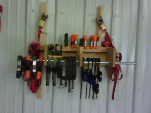 Wall-Mounted Clamp Rack