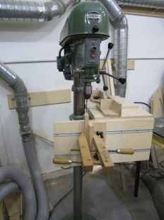 Dual-Mode Drill Press Table