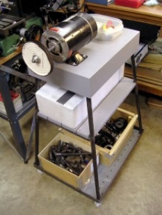 Surface Plate & Stock Storage Cart