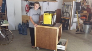 Flip Top Tool Cart