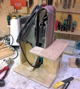 Vertical Belt Sander Mount