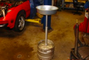 Overhead Hoist Oil Catch Can