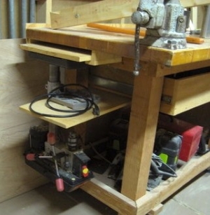 Drill Press Storage Solution