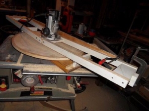 Adjustable Dish Radius Jig