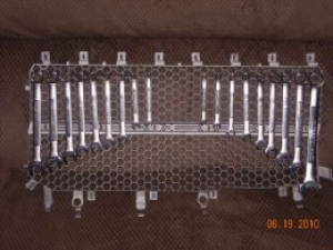 Truck Grille for Tool Storage