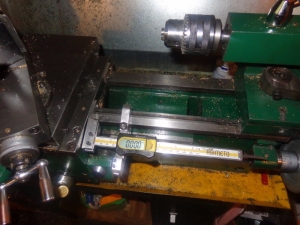 Lathe Saddle Travel Indicator