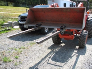 Clamp-On Bucket Forks