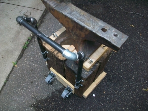 Mobile Anvil Base