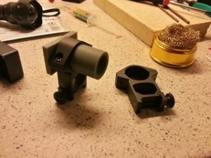 IR Flashlight Camera Mount